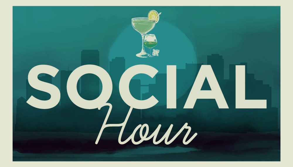 Social Hour poster at Area 31 in Miami Beach
