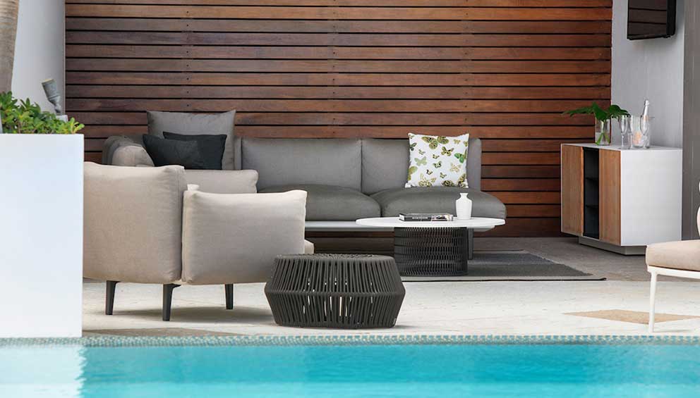Pool deck and cabana at Kimpton Hotel EPIC