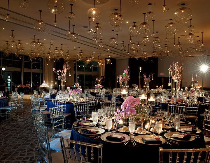 Wedding dinner ballroom